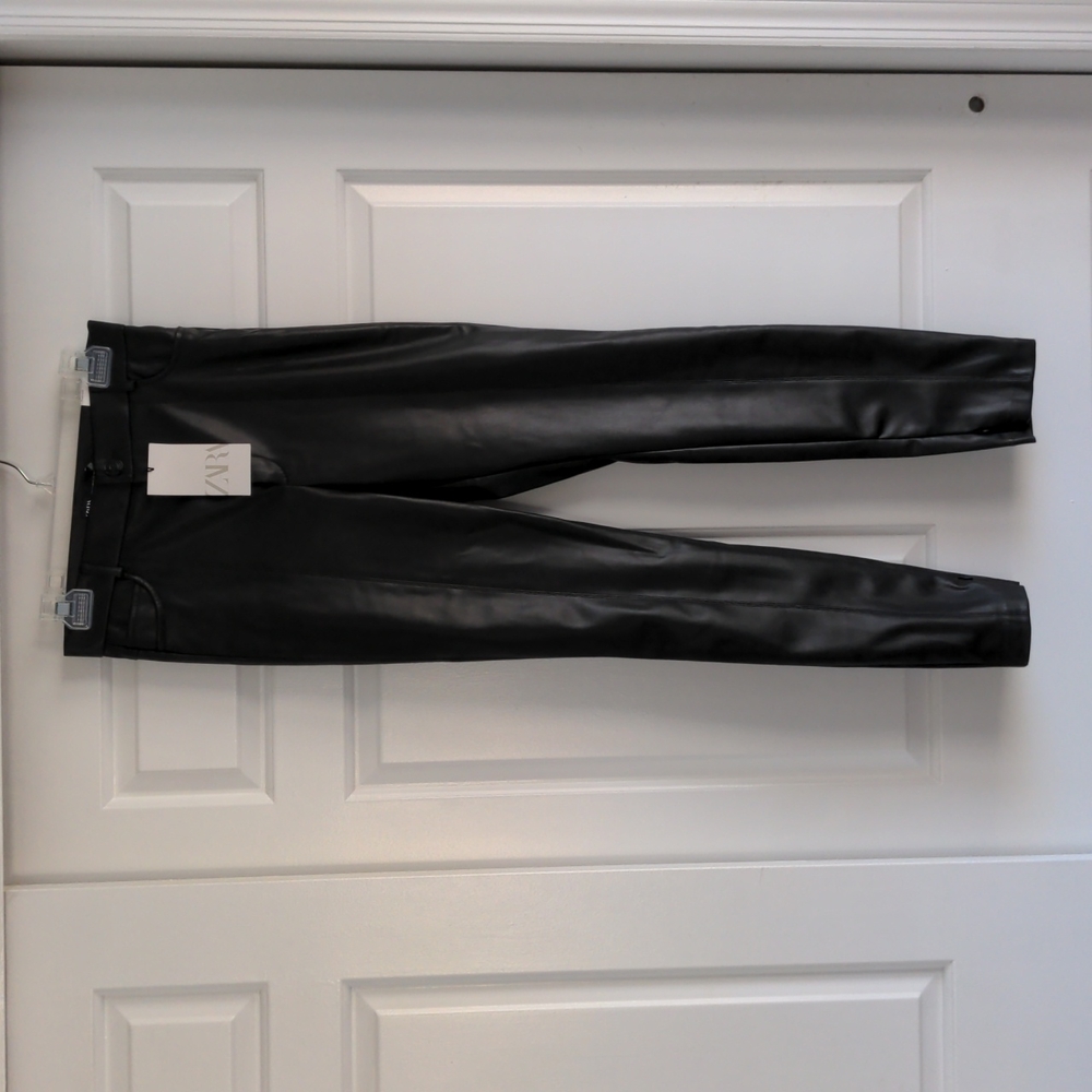 NWT Zara faux leather legging - Picture 4 of 9